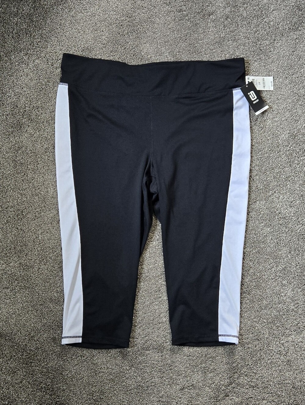 Ideology Women's Essentials Colorblocked Cropped Leggings for Macys NWT 3X